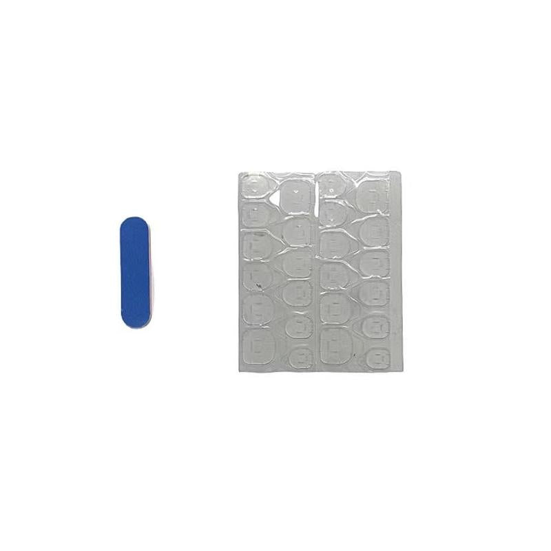 Almond Fake Nail, 24Pcs/Box Flower & Beads Decor Fashion Press on Nails for Women & Girls DIY Nail Art, Elegant Stick on Nails Kit